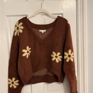 Brown L.A. Hearts Sweater